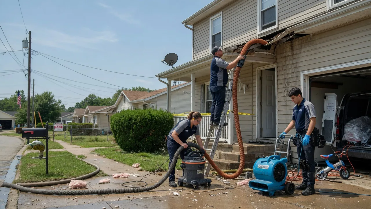 Water Damage Restoration in Brownstown, IL near me